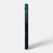 Coque iPhone 12 Papillons de nuit à la menthe (Côté gauche)