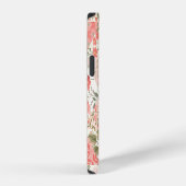 Coque iPhone 12 Papillons rose Patchwork sans couture (Côté droit)