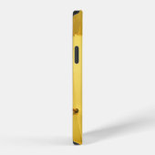 Coque iPhone 12 Parapluie jaune (Côté droit)