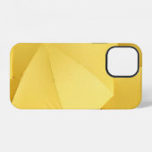 Coque iPhone 12 Parapluie jaune (Verso Horizontal)