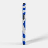 Coque iPhone 12 Parapluie rayé ouvert (Côté droit)