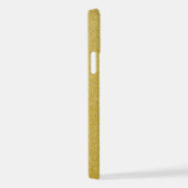 Coque iPhone 12 Parties scintillant d'or, étincelle, Arrière - pla (Côté droit)
