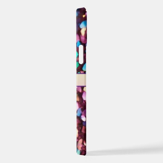 Coque iPhone 12 Parties scintillant Opal Collection holographique (Côté droit)