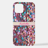 Coque iPhone 12 Parties scintillant Opal Collection holographique  (Verso)