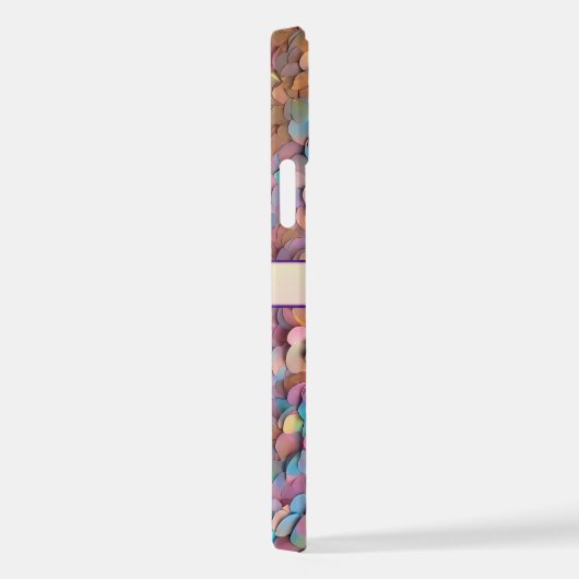 Coque iPhone 12 Parties scintillant Opal Holographie Collection mo (Côté droit)