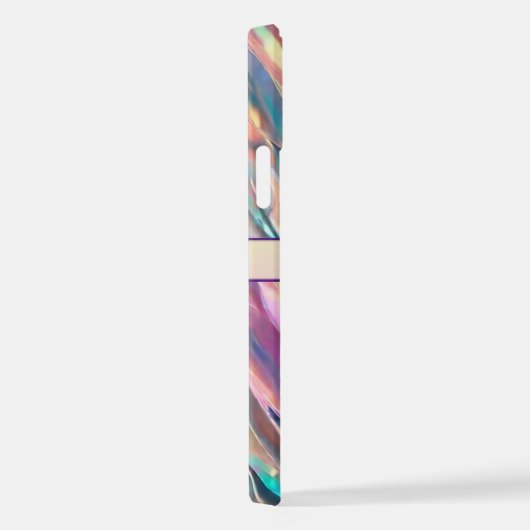 Coque iPhone 12 Parties scintillant Opal Holographique Collection  (Côté droit)