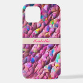 Coque iPhone 12 Parties scintillant Opal Holographique Collection  (Verso)