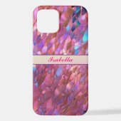 Coque iPhone 12 Parties scintillant Populaire Opal Holographic Col (Verso)