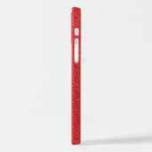 Coque iPhone 12 Parties scintillant rouge, étincelle, Arrière - pl (Côté gauche)