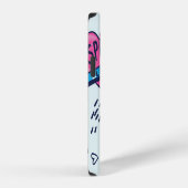 Coque iPhone 12 Patch mode : autocollants Pop Art. (Côté droit)