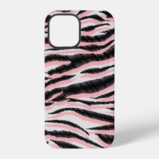 Coque iPhone 12 Peau animale Abstraite Impression sans joint (Verso)