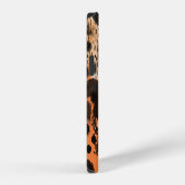 Coque iPhone 12 Peau animale : motif léopard créatif. (Côté droit)