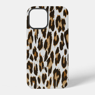 Coque iPhone 12 Peau de léopard : Texture sans couture vintage