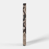 Coque iPhone 12 Peau de serpent : fond texturé. (Côté droit)