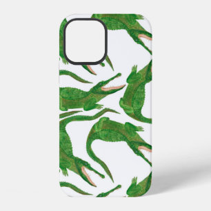 Coque iPhone 12 peinture à l'aquarelle motif sans couture avec cro