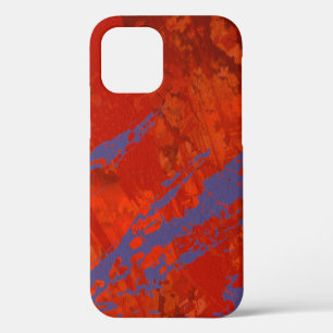 Coque iPhone 12 Peinture abstraite. Image faite à la main à l'encr
