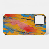 Coque iPhone 12 Peinture colorée (Verso Horizontal)