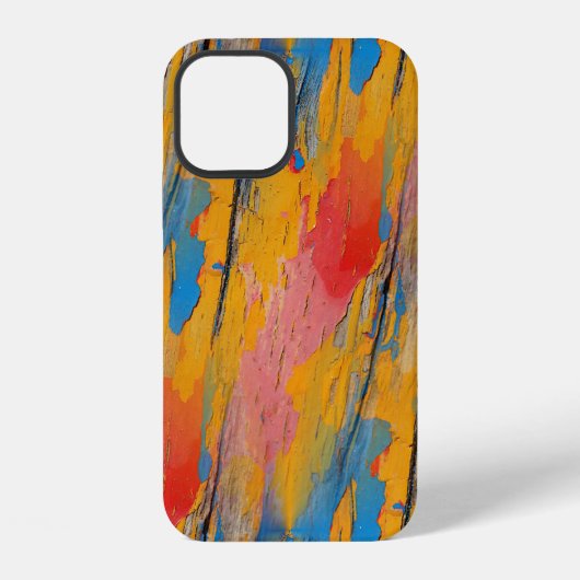 Coque iPhone 12 Peinture colorée (Verso)