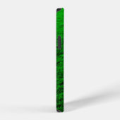 Coque iPhone 12 Pelouse verte de fond (Côté droit)
