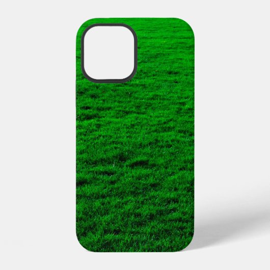 Coque iPhone 12 Pelouse verte de fond (Verso)