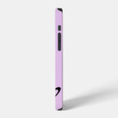 Coque iPhone 12 Personalisé Ladybug mou violet (Côté gauche)