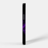 Coque iPhone 12 Pétale de fleur violette (Côté droit)