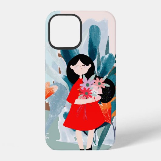 Coque iPhone 12 Petite comique en forêt (Verso)