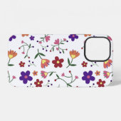 Coque iPhone 12 Petites fleurs (Verso Horizontal)