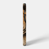 Coque iPhone 12 Photo de tête de tigre de Sibérie (Côté gauche)
