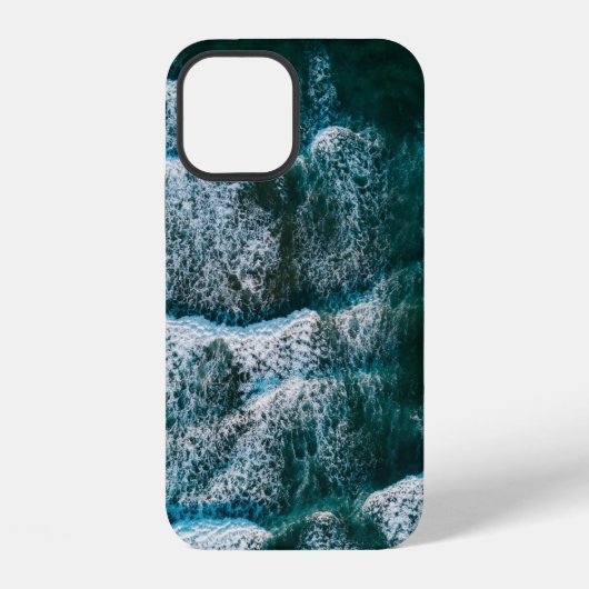 Coque iPhone 12 Photo de vue de dessus d'une étendue d'eau (Verso)