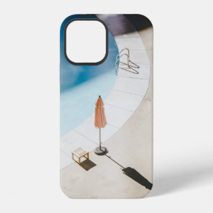 Coque iPhone 12 Photo haute angle de parapluie marron