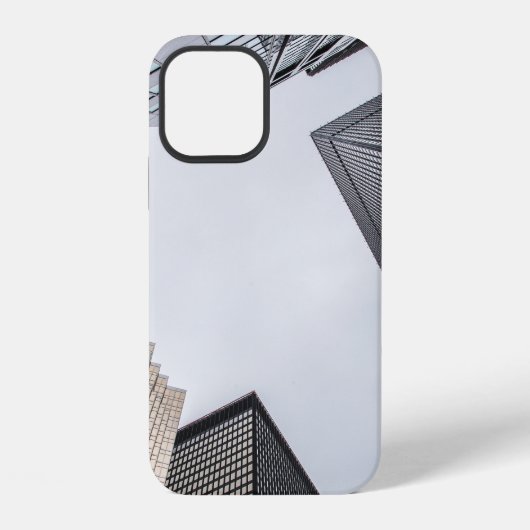 COQUE iPhone 12 PHOTOGRAPHIE À FAIBLE ANGLE DES BÂTIMENTS À HAUTE (Verso)