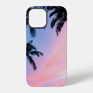 Coque iPhone 12 Photographie en angle bas cocotiers en or