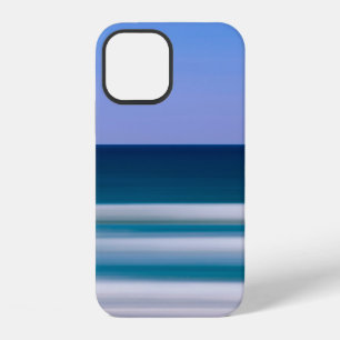 Coque iPhone 12 photographie numérique flou intentionnel mers bleu