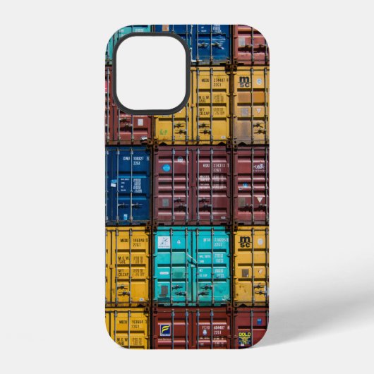 Coque iPhone 12 Pile de remorque à cargaison (Verso)