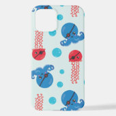 Coque iPhone 12 Pirate Octopus, Pirate Jellyfish, Sea Animaux (Verso)