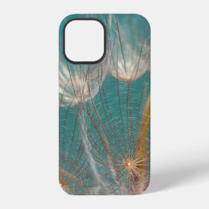 Coque iPhone 12 Pissenlit blanc en photographie rapprochée