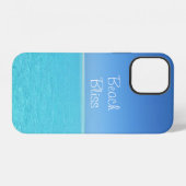 Coque iPhone 12 Plage Bliss Beach Scène (Verso Horizontal)