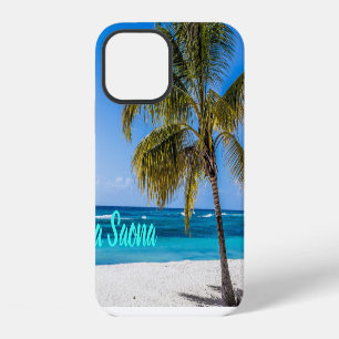 Coque iPhone 12 Plage d'Isla Saona République dominicaine cadeau