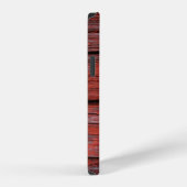 Coque iPhone 12 Planche de bois marron (Côté droit)