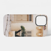 Coque iPhone 12 Plante Potter près de maison en béton (Verso Horizontal)