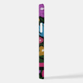 Coque iPhone 12 Plutôt Gras Florales Peintes | Nom (Côté droit)