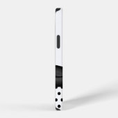 Coque iPhone 12 Pointe Chic de Polka de tournesol (Côté droit)