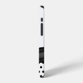 Coque iPhone 12 Pointe Chic de Polka de tournesol (Côté gauche)