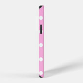 Coque iPhone 12 Points et Cœurs, Rose Mignon (Côté droit)