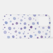 Coque iPhone 12 pois peint à la main (Verso Horizontal)