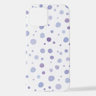 Coque iPhone 12 pois peint à la main