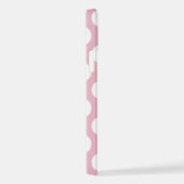 Coque iPhone 12 Pois roses, Motif Pointe Polka, Points, Pointe (Côté droit)