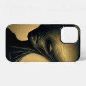 Coque iPhone 12 Portrait Alien tiré à la main (Verso Horizontal)