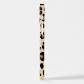 Coque iPhone 12 Poster de animal, Léopard Brown, Spots de guépard, (Côté gauche)